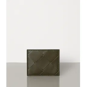 葆蝶家/Bottega Veneta 编织小羊皮卡片夹 581470VO0BM3300
