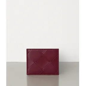 葆蝶家/Bottega Veneta 编织小羊皮卡片夹 581470VO0BM6369