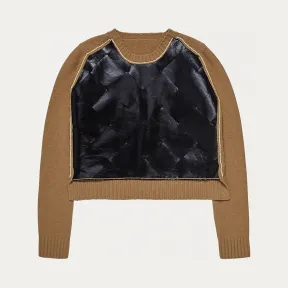 葆蝶家/Bottega Veneta 羊毛和小牛皮毛衣 582781VA7S12360