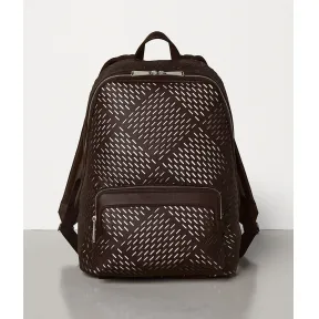 葆蝶家/Bottega Veneta 中号镂空哑光小牛皮双肩包 585931VMAV22194