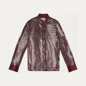 葆蝶家/Bottega Veneta 丝缎针织装饰衬衫 586976VKFI02150