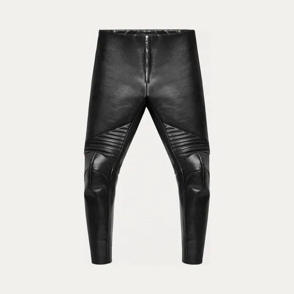 葆蝶家/Bottega Veneta 抛光小牛皮长裤 589173VKEB01000