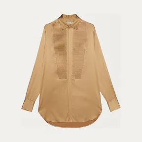 葆蝶家/Bottega Veneta 漆面丝缎衬衫 589202VKFM06948