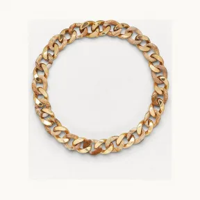 葆蝶家/Bottega Veneta 风景石和镀金纯银项链 589292VE3B19800