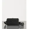 葆蝶家/Bottega Veneta INTRECCIATO编织SPAZZOLATO小牛皮邮差包 590220VMBI31000