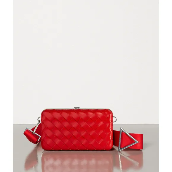 葆蝶家/Bottega Veneta INTRECCIATO编织SPAZZOLATO小牛皮邮差包 590220VMBI38913