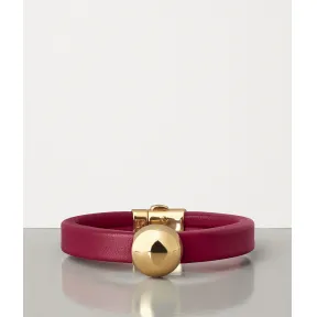 葆蝶家/Bottega Veneta 镀金纯银和NAPPA小羊皮手链 590464VAHUA6212