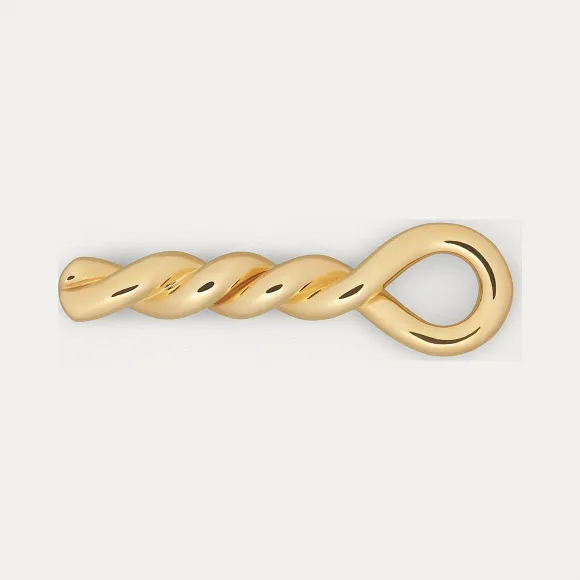 葆蝶家/Bottega Veneta 镀金纯银胸针 590485VAHU08120