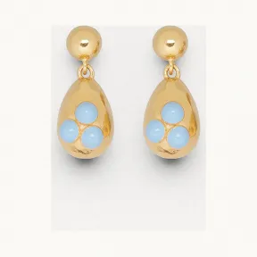 葆蝶家/Bottega Veneta 镀金纯银和珐琅耳环 590548VAHU44942