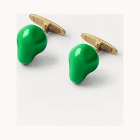 葆蝶家/Bottega Veneta 纯银和珐琅袖扣 590906VAHU43707