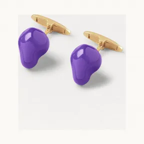 葆蝶家/Bottega Veneta 纯银和珐琅袖扣 590906VAHU45121