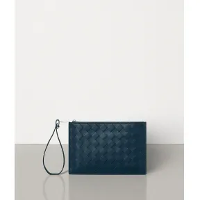 葆蝶家/Bottega Veneta 小号MAXI INTRECCIO编织手拿包 592052VO0BM3124