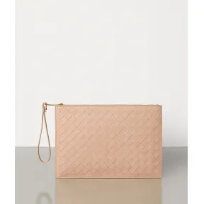 葆蝶家/Bottega Veneta 中号MAXI INTRECCIO编织手拿包 592053VO0BM6950