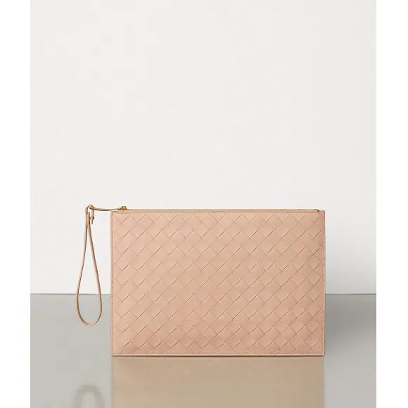 葆蝶家/Bottega Veneta 中号MAXI INTRECCIO编织手拿包 592053VO0BM6950