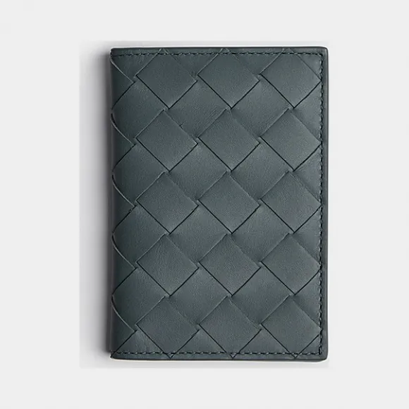 葆蝶家/Bottega Veneta 石板色 双折钱包 592619-VCPQ4-1607