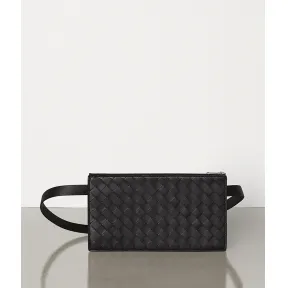 葆蝶家/Bottega Veneta INTRECCIATO编织小羊皮多功能包 592684VO0BI1000