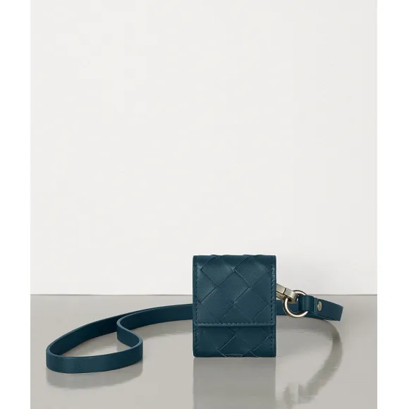 葆蝶家/Bottega Veneta 深蓝色 头戴式耳机盒 592690-VO0BI-3116