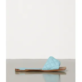 葆蝶家/Bottega Veneta DREAM NAPPA小羊皮加厚平底凉鞋 592913VBRR04818