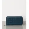 葆蝶家/Bottega Veneta 编织小羊皮拉链钱包 593217VO0BI3116