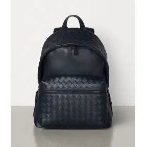 葆蝶家/Bottega Veneta 中号INTRECCIATO编织VN皮革双肩包 599634VCPQ24205