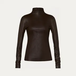 葆蝶家/Bottega Veneta 弹力PLONGÉ皮革上衣 600550VKK408812