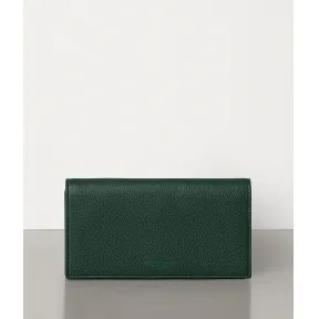 葆蝶家/Bottega Veneta 粒面小牛皮长款钱包 600873VCP513121