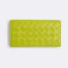 葆蝶家/Bottega Veneta 奇异果绿 长款钱包 600873-VCPP3-3520