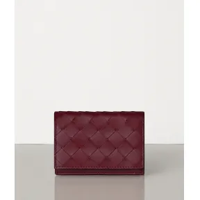 葆蝶家/Bottega Veneta 编织牛皮卡片夹 605720VCPQ36250
