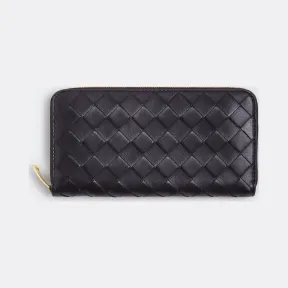 葆蝶家/Bottega Veneta 女士-小皮具-环绕式拉链钱包 608051VCPP28648