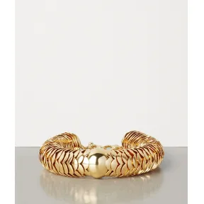 葆蝶家/Bottega Veneta 镀金纯银手链 608512VAHU08120