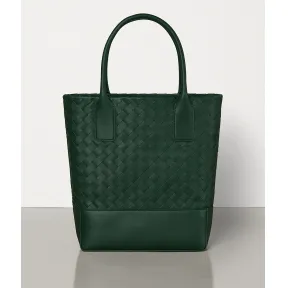 葆蝶家/Bottega Veneta 中号INTRECCIATO编织VN皮革托特手袋 608595VCPQ13107