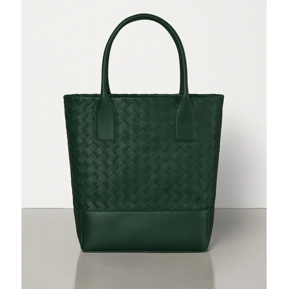 葆蝶家/Bottega Veneta 中号INTRECCIATO编织VN皮革托特手袋 608595VCPQ13107
