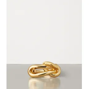 葆蝶家/Bottega Veneta 镀金纯银戒指 608714VAHU08120
