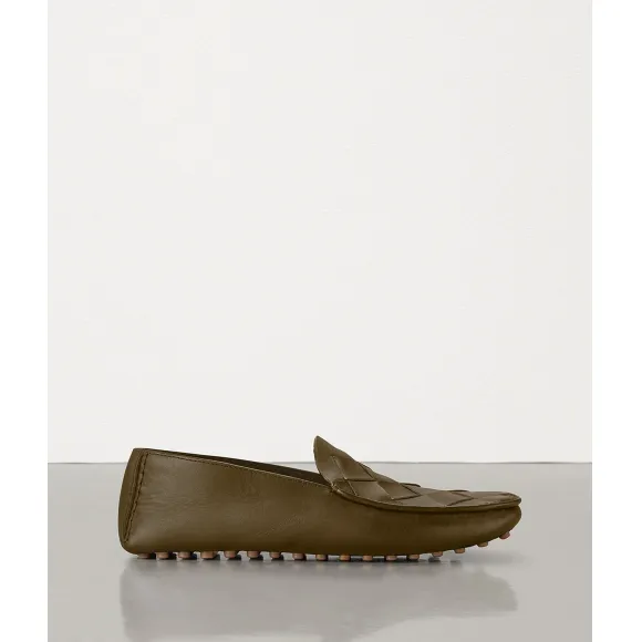葆蝶家/Bottega Veneta 卡其色 便鞋 608763-VBPU1-3347