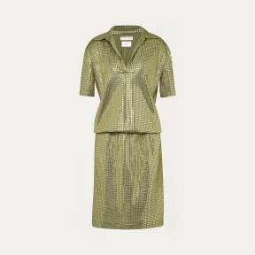 葆蝶家/Bottega Veneta 装饰真丝连衣裙 608929VKO102449