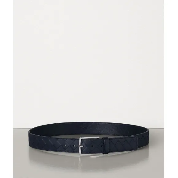 葆蝶家/Bottega Veneta 午夜蓝 皮带 609182-VCPQ3-4251