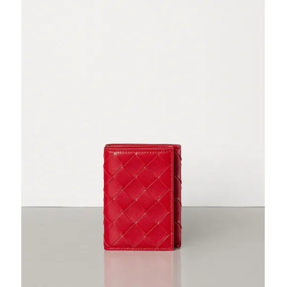 葆蝶家/Bottega Veneta INTRECCIO编织小羊皮长款钱包 609285VCPP28855