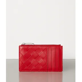 葆蝶家/Bottega Veneta 编织小羊皮卡片夹 609294VCPP38855