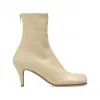 葆蝶家/Bottega Veneta 米色 100% Lamb 皮质r 女士 高跟靴 610238-VBSO0-9311