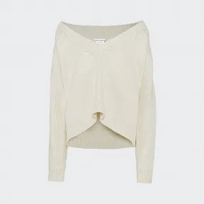 葆蝶家/Bottega Veneta 粉笔白 针织衫 629147-VKWB0-9068