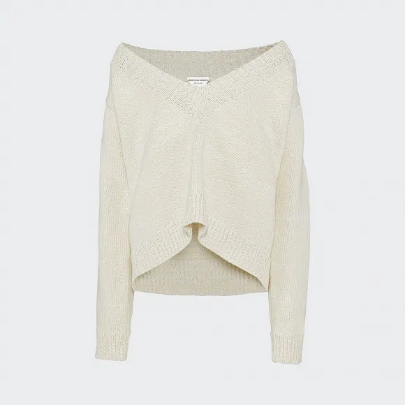 葆蝶家/Bottega Veneta 粉笔白 针织衫 629147-VKWB0-9068