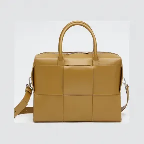 葆蝶家/Bottega Veneta 芥末色 公文包 629204-VB1K0-7734