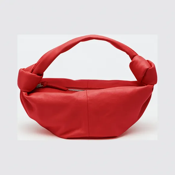 葆蝶家/Bottega Veneta 甲油红 迷你手袋 629635-VCP41-6408