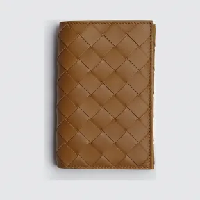 葆蝶家/Bottega Veneta 芥末色、黑色 护照夹 629679-VCPQ6-7766