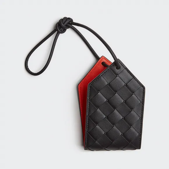 葆蝶家/Bottega Veneta 黑色、橙色 行李牌 629752-VCPQ6-1114