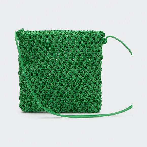 葆蝶家/Bottega Veneta 草绿色 肩背包 630369-VBWS0-3714