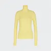 葆蝶家/Bottega Veneta 果冻黄 针织衫 631197-VKW60-7400