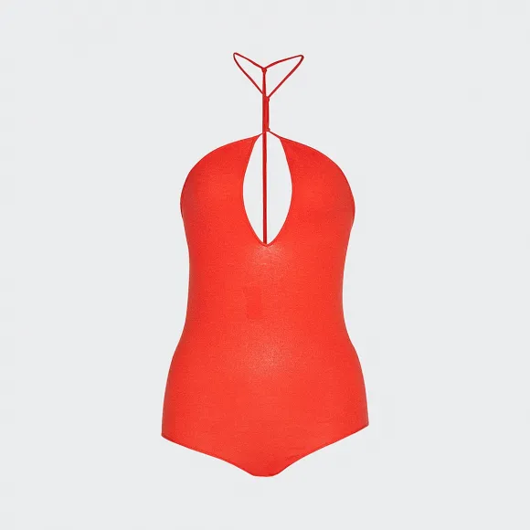 葆蝶家/Bottega Veneta 甲油红 连体衣 632324-VKSE0-6144