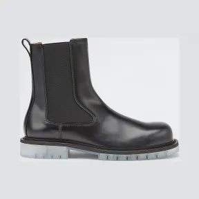 葆蝶家/Bottega Veneta 黑色 CHELSEA短靴 632510-VBS30-1000