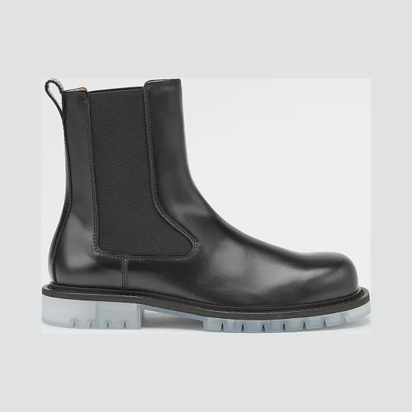 葆蝶家/Bottega Veneta 黑色 CHELSEA短靴 632510-VBS30-1000